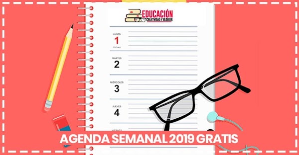 ▷ Agenda semanal 2019 para imprimir 【GRATIS】 ▷ Agenda semanal 2019 para imprimir 【GRATIS】