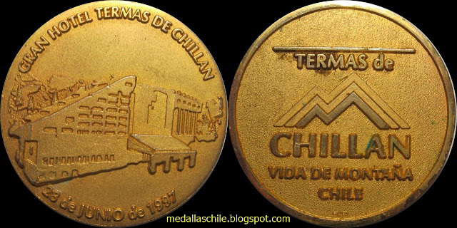 Medalla Inauguración Gran Hotel Termas de Chillán