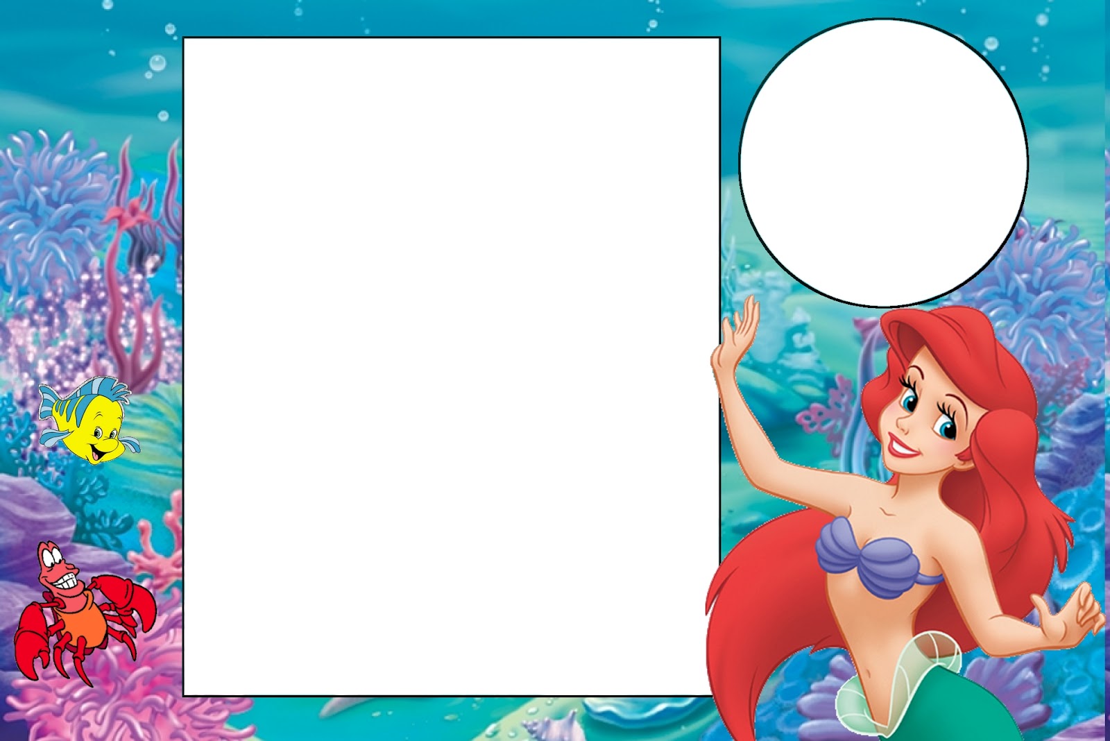 Kit de Festa Ariel: A Pequena Sereia – Grátis para Imprimir