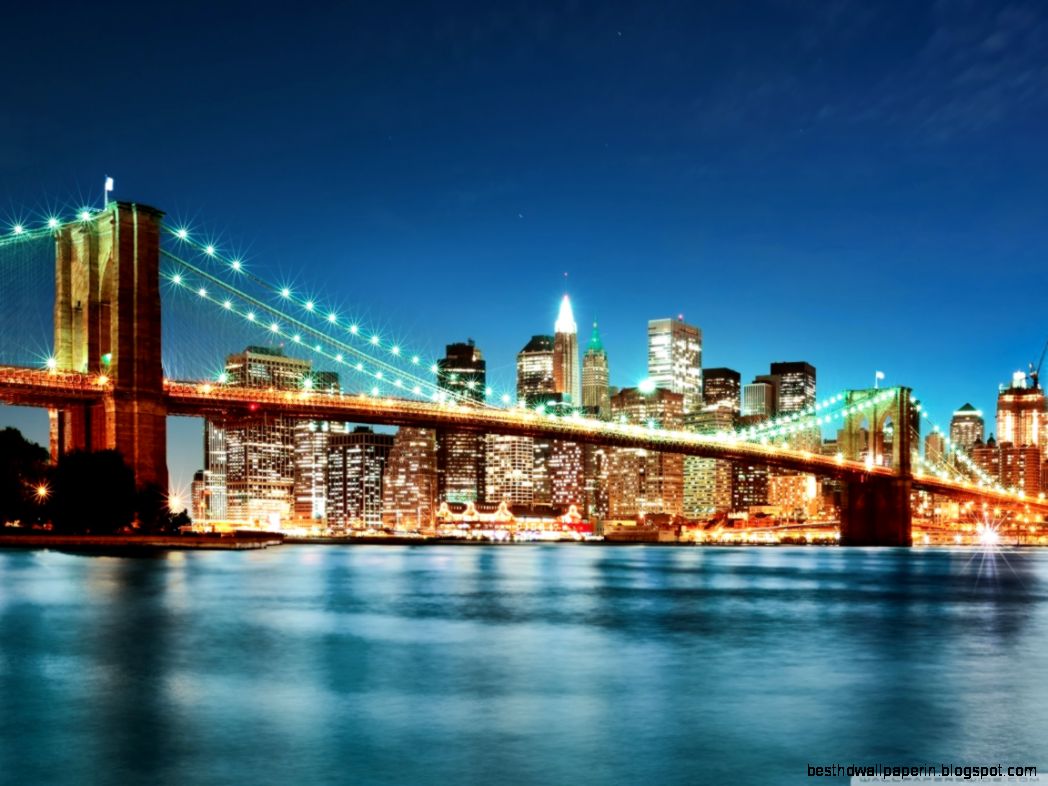 New York City Night Lights HD desktop wallpaper  High Definition