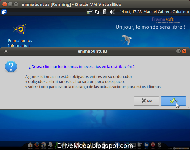 DriveMeca instalando Emmabuntus 3 paso a paso