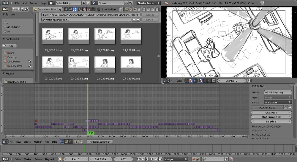 Animatic Storyboard | Part 01 | Sasando Project