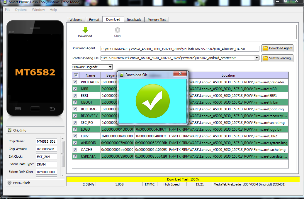 прошивка для леново а5000 скачать