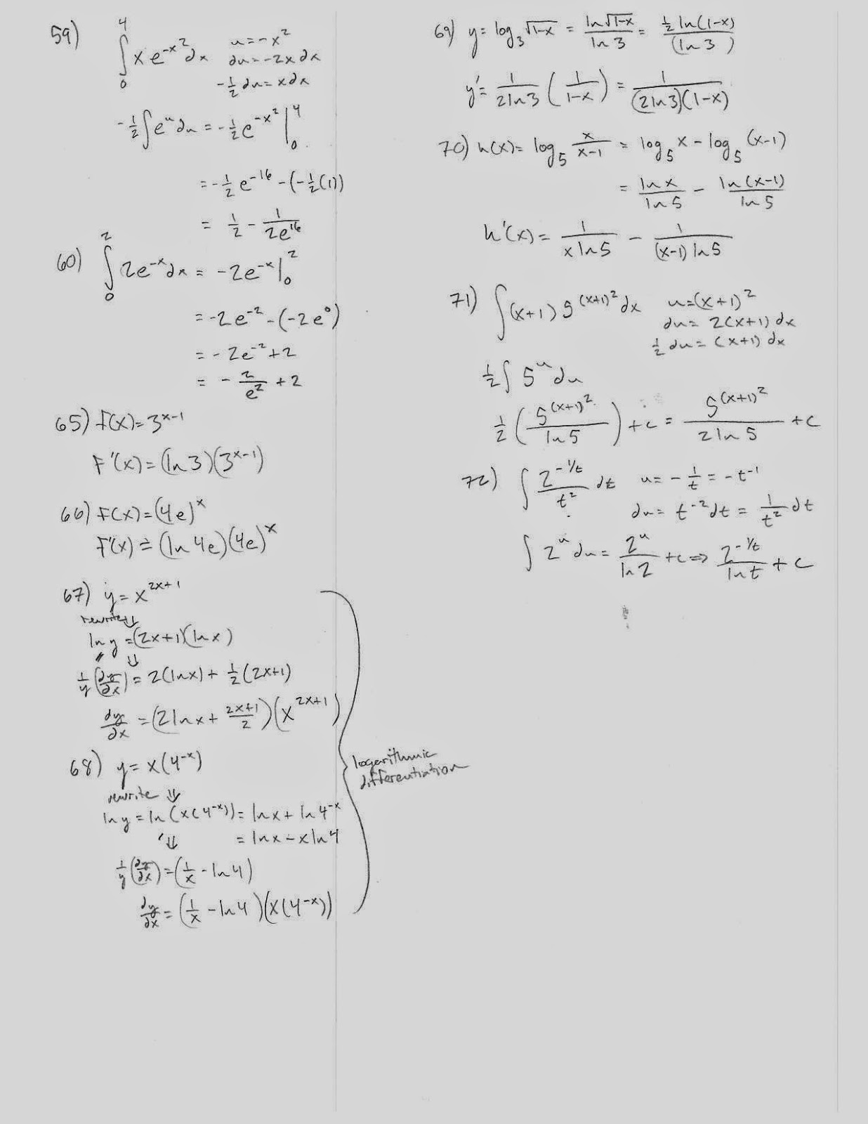 Mr. Suominen's Math Homepage: Honors Calculus 4/9/14