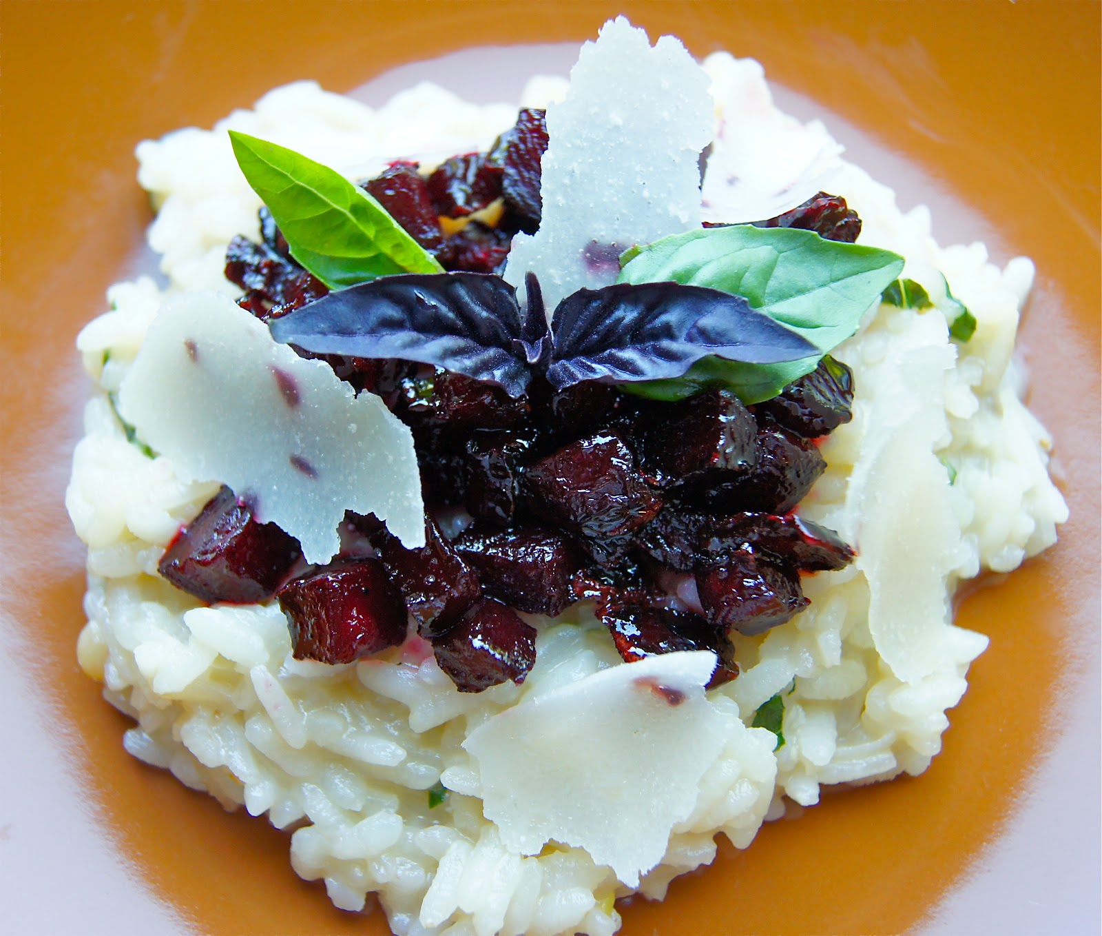Healthy and Gourmet Risotto with Caramelized Beets