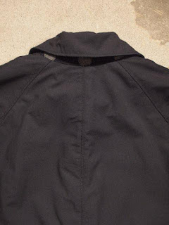 FWK by Engineered Garments "Reversible Coat / Polka Dot Jacquard in Dk.Navy Ripstop"