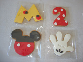 Galletas decoradas Mickey Mouse
