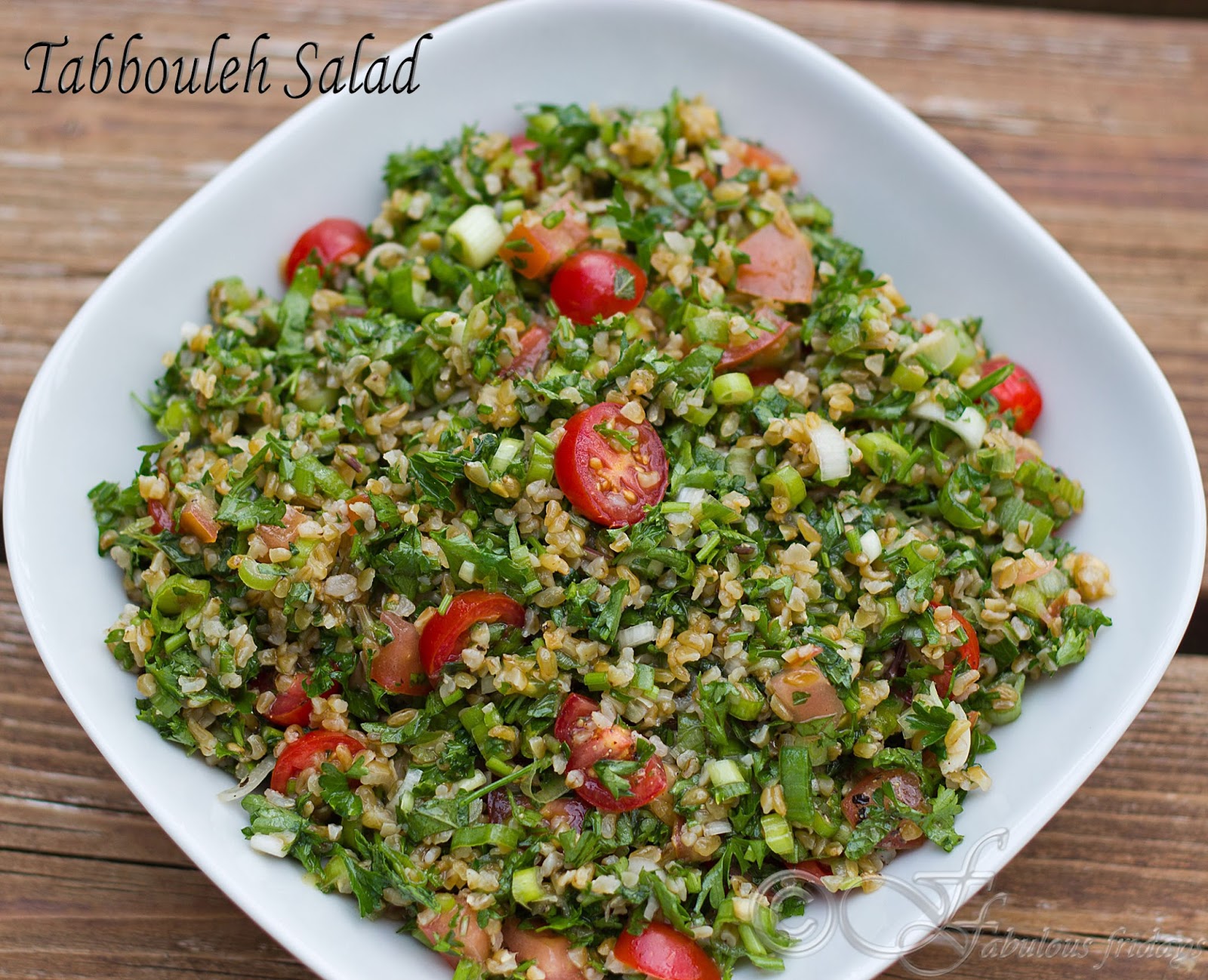 fabulous fridays Tabbouleh salad