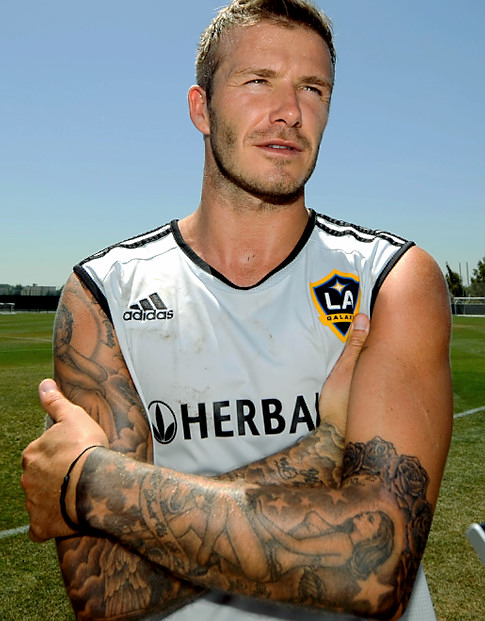 david beckham fhoto, player soccer mode