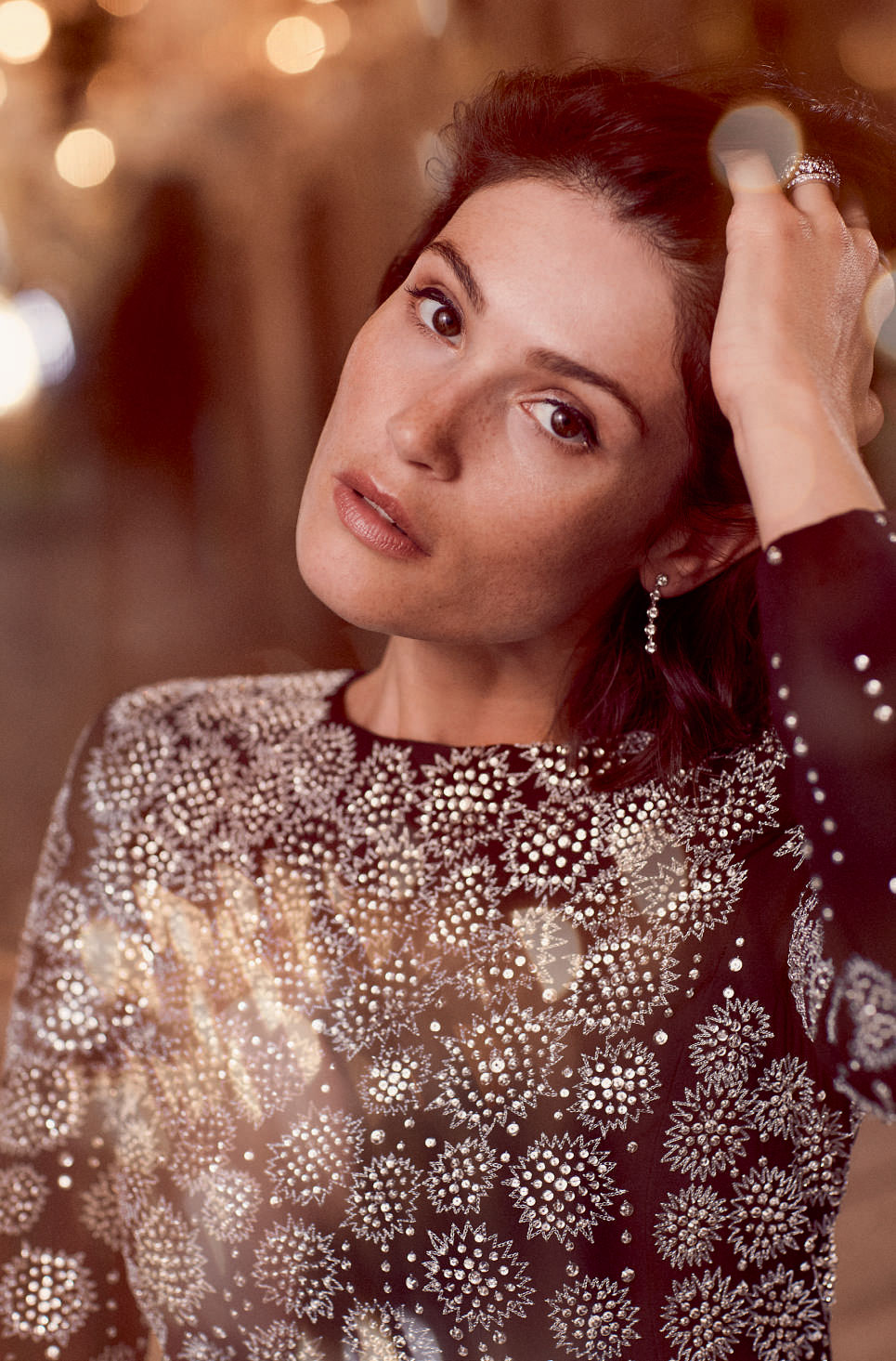Gemma Arterton in Harper's Bazaar UK December 2018 by Richard Phibbs