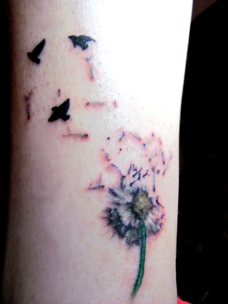 dandelion tattoos