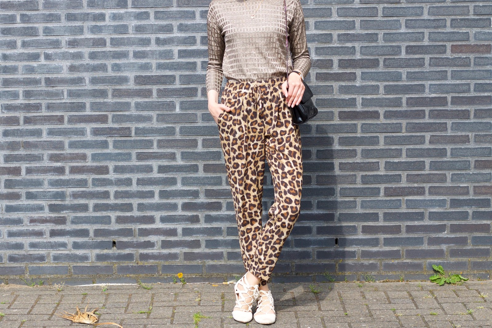 Leopard trousers