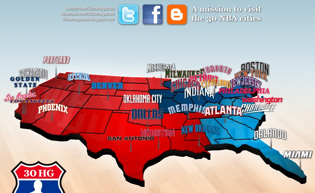 Nba divisions map deals