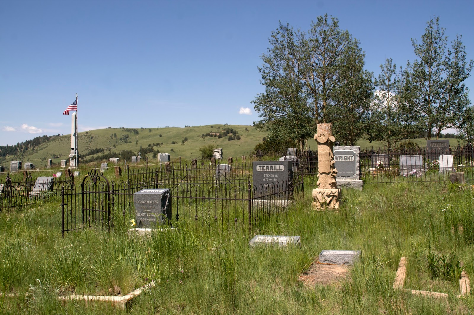περιπλάνηση Sunnyside Cemetery, Victor, CO