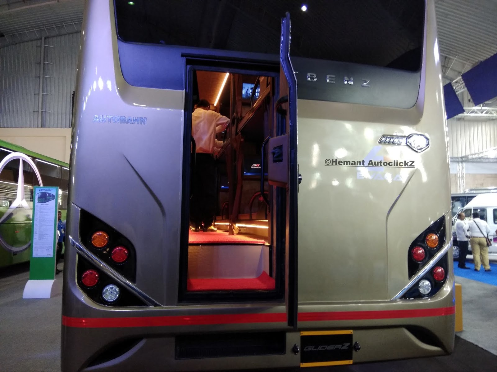 Hemant AutoclickZ Glider Z by MG Bus & Coach at Bus World 2018 Bangalore