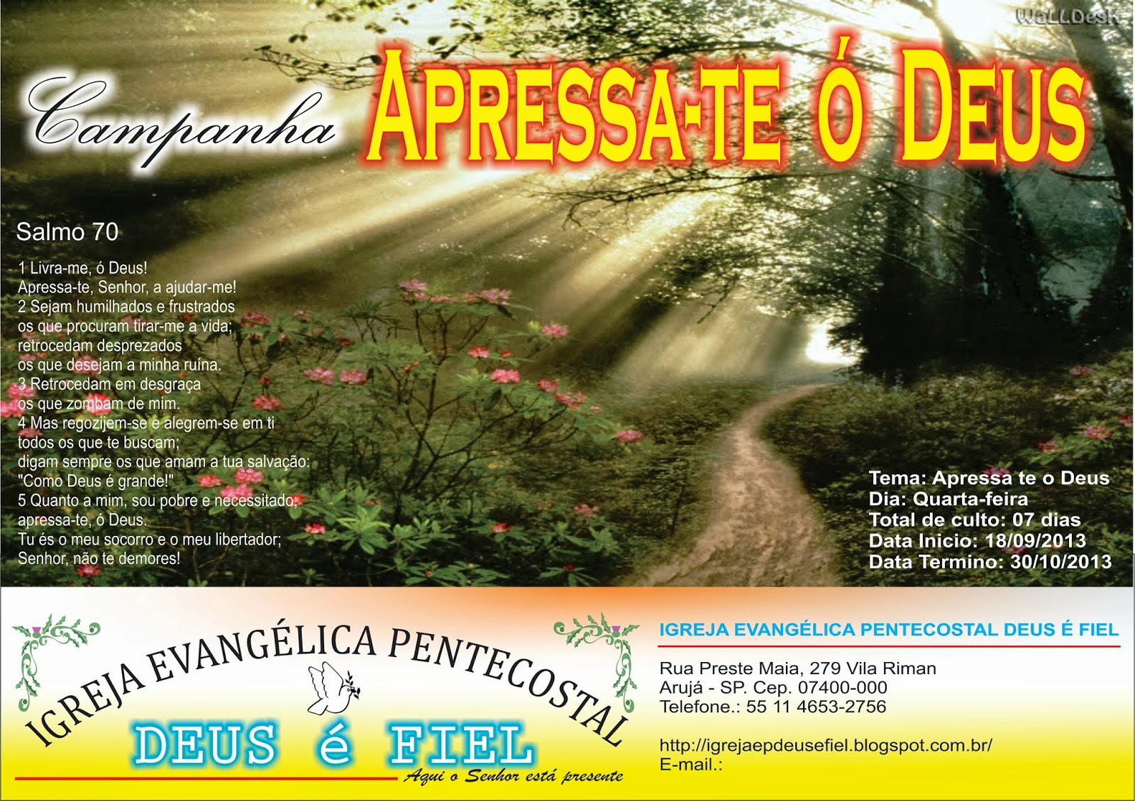 IGREJA EVANGÉLICA PENTECOSTAL DEUS E FIEL