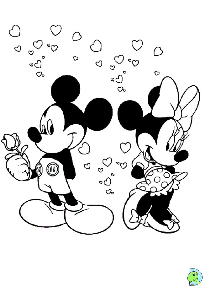 Dinokids Desenhos para colorir Desenhos do Mickey e Minnie para colorir
