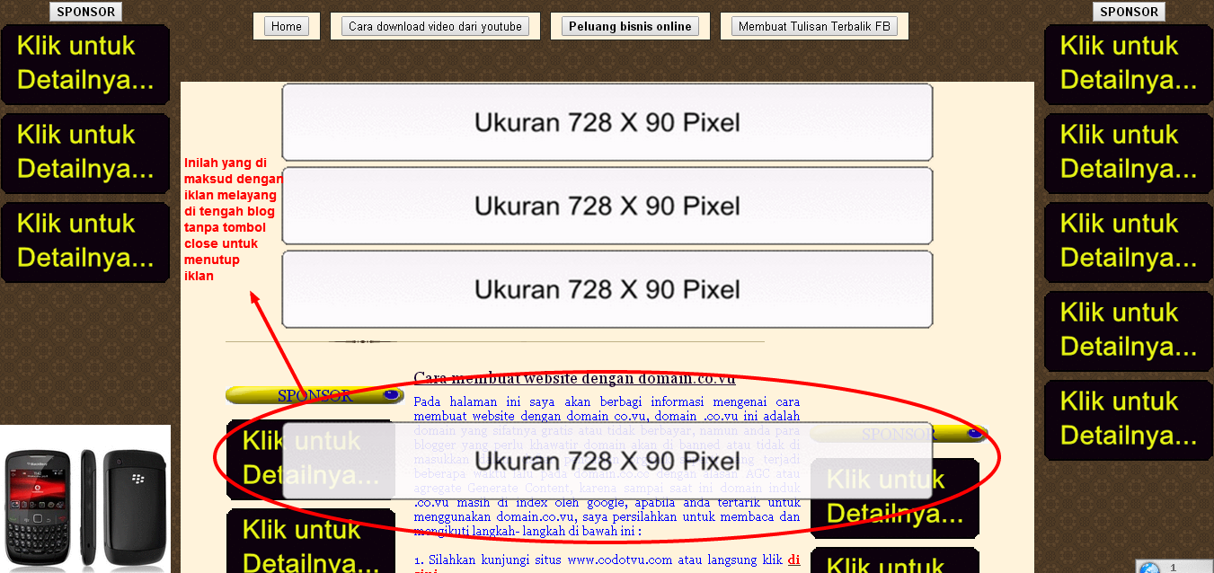 Mengoptimalkan Penghasilan Adsense dengan Script Adsense Melayang Kotak CTR 2 di WordPress: Panduan Lengkap