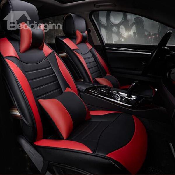 Beddinginn-Sports Version Streamlined Contrast Color Design Universal Car Seat Cover