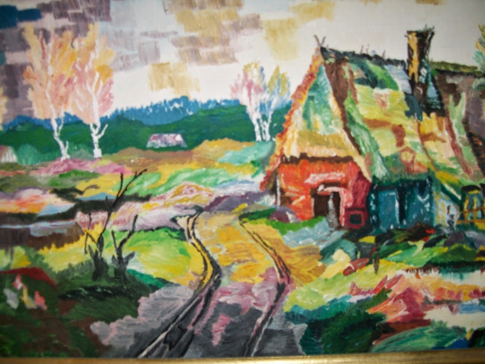 CALOGILOU LE CHAMPITABLEAUX PEINTURES HST FICKERT PEINTRE