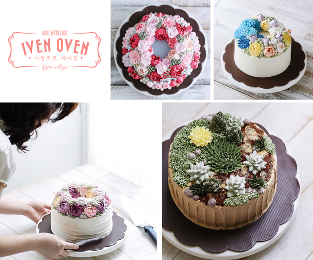 flower cake ivenoven
