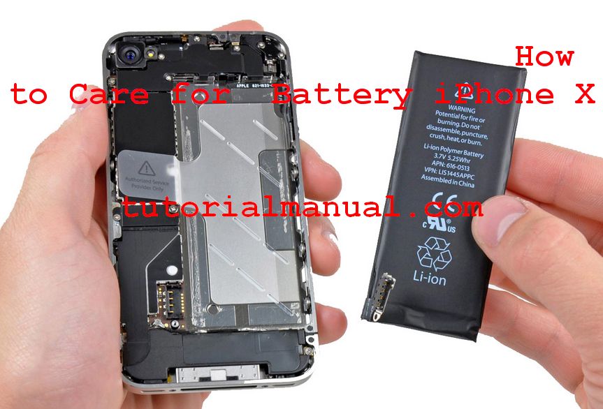 How to Care for Battery iPhone X Tutorial Manual