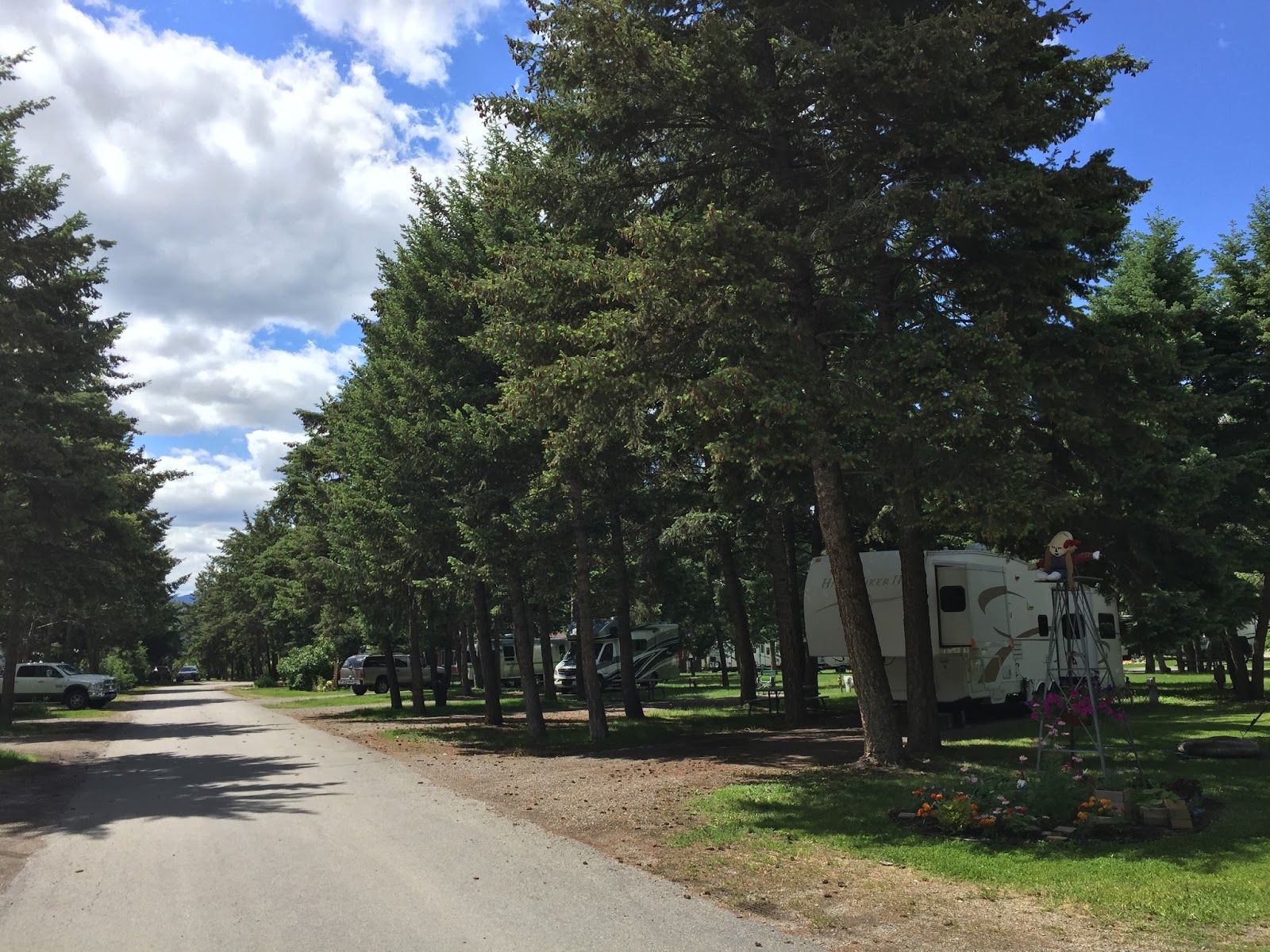 BLUE SKY AHEAD Jim & Mary's RV Park, Missoula, MT