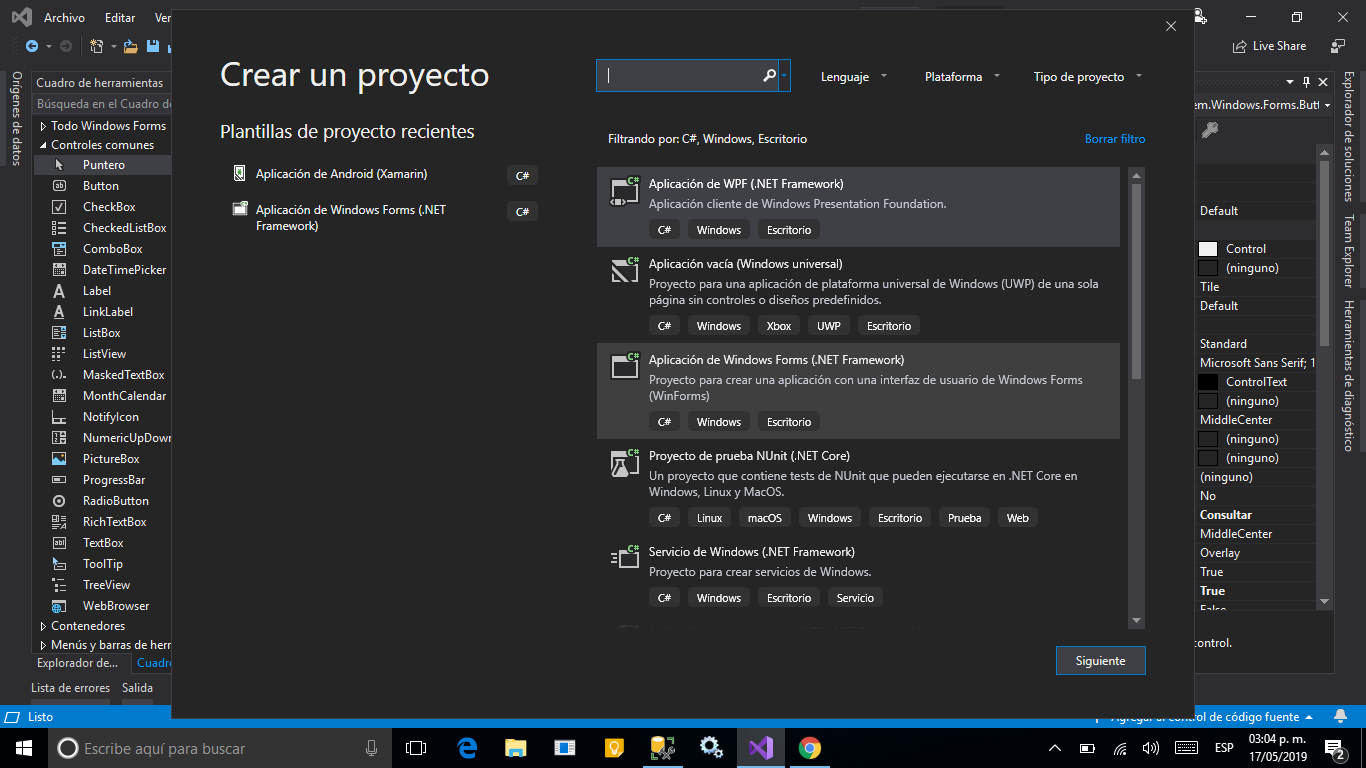 conexion a sql server y c sharp