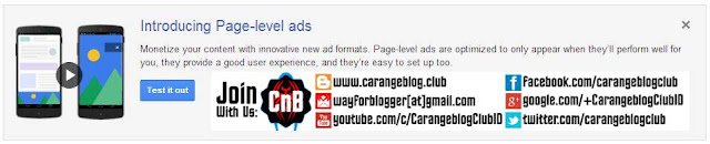 Generasi Baru Iklan Adsense Iklan Tingkat Laman