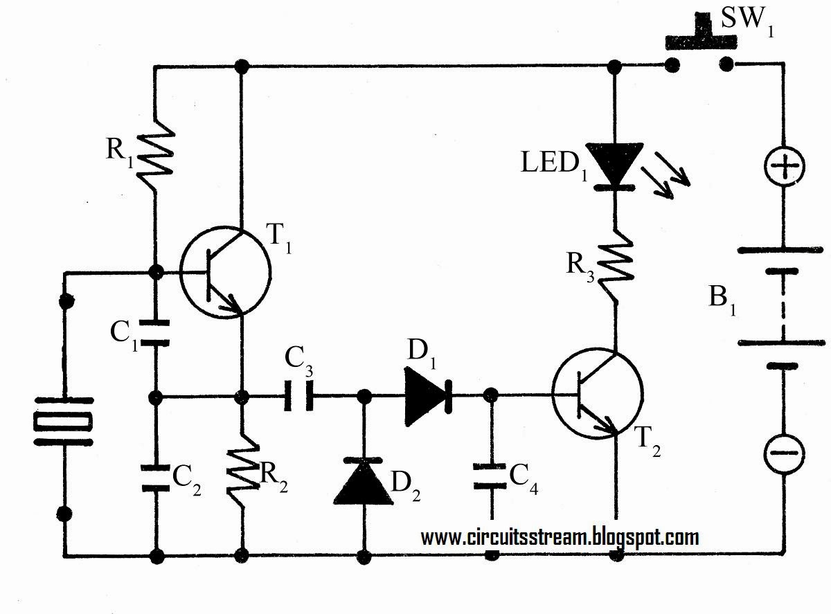 Simple Crystal Tester Circuit Diagram | Super Circuit Diagram