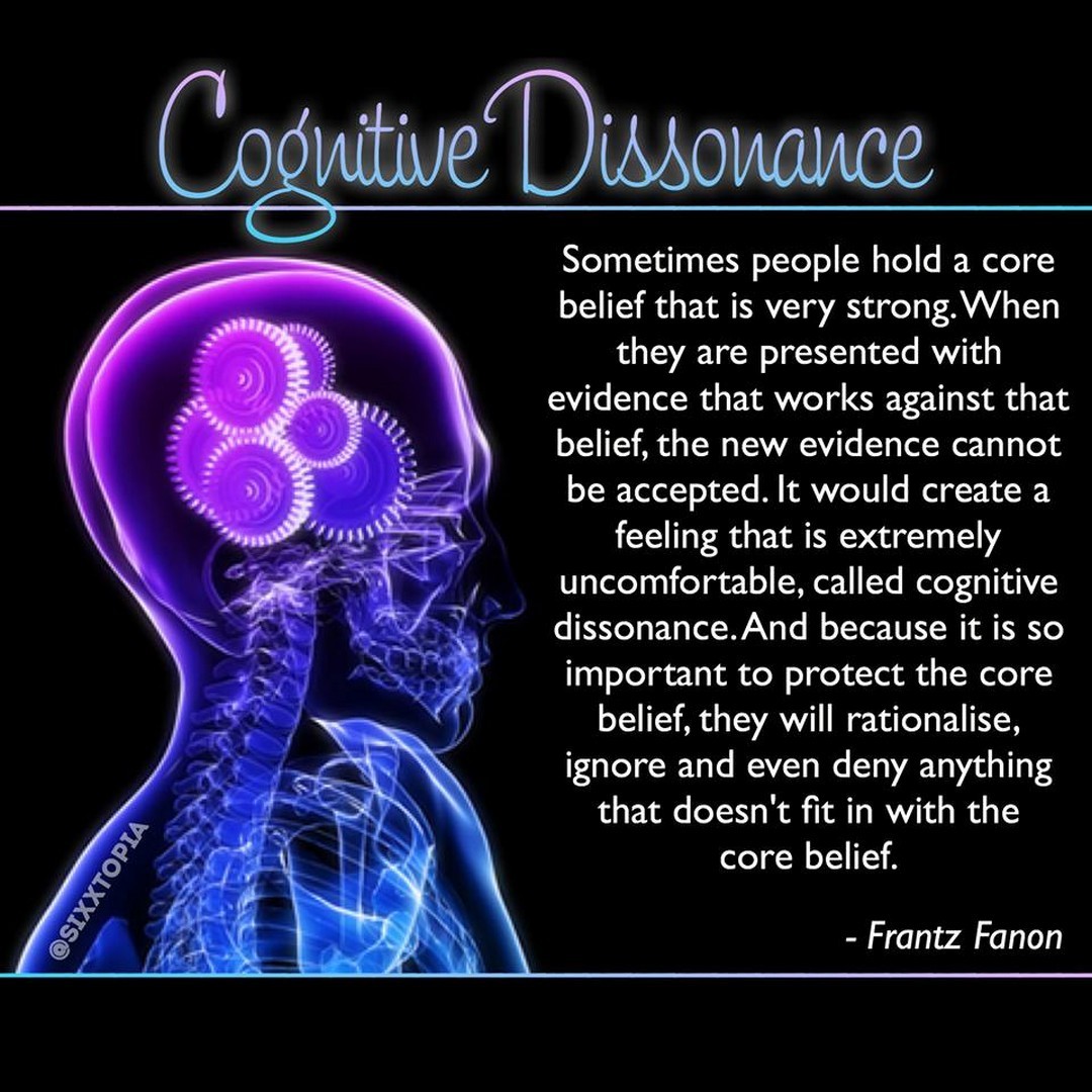 Acerbic Politics Cognitive dissonance we all share this trait, some