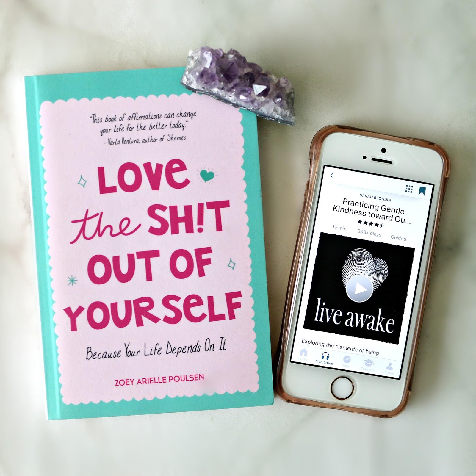 Love the Sh!t Out Of Yourself Book Zoey Arielle Poulsen Insight Timer Meditation App