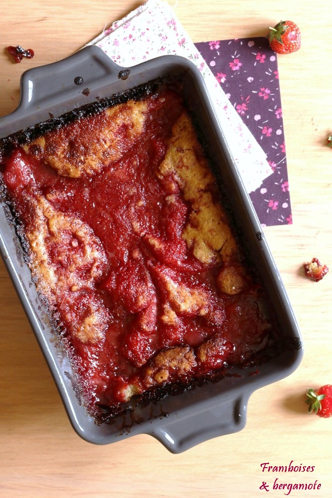 Pouding chômeur aux fraises