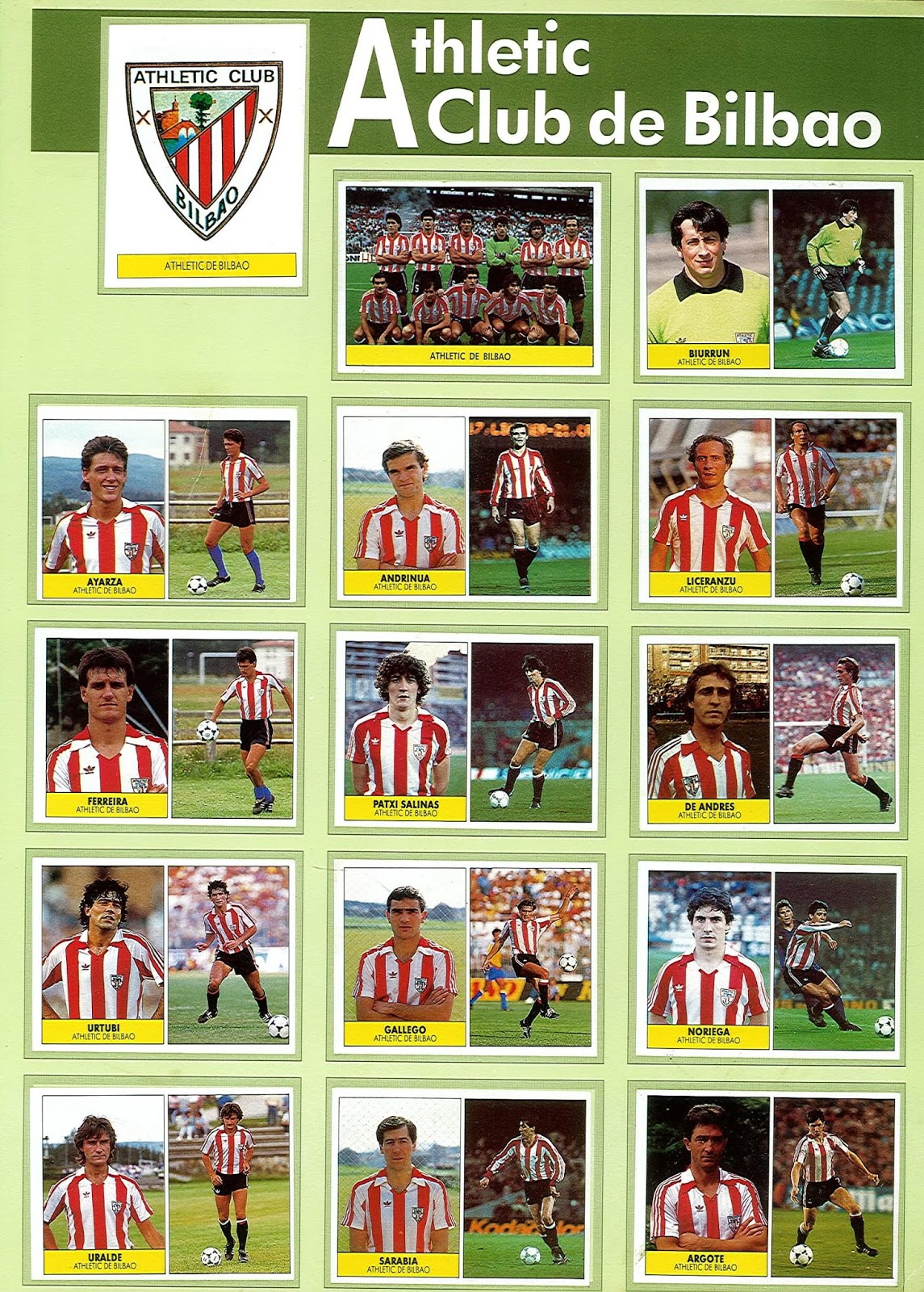Albums de futbol escaneados Album liga española 19871988 festival