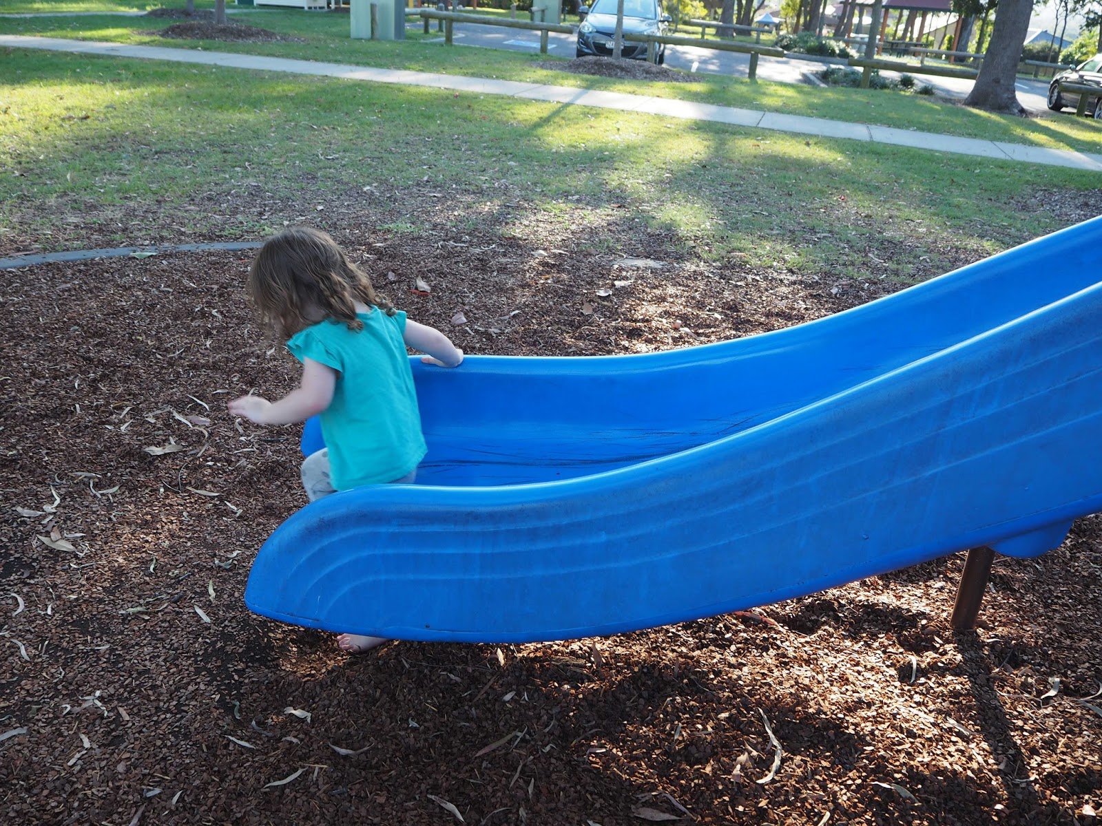 Why I let my toddler walk up the slide Life Behind The Purple Door