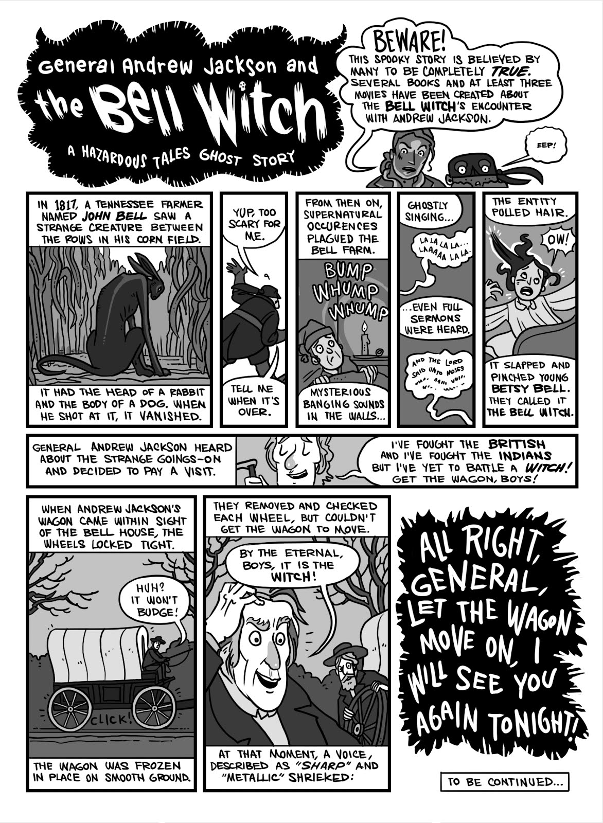 Nathan Hale's Hazardous Tales The Bell Witch part 1 of 2