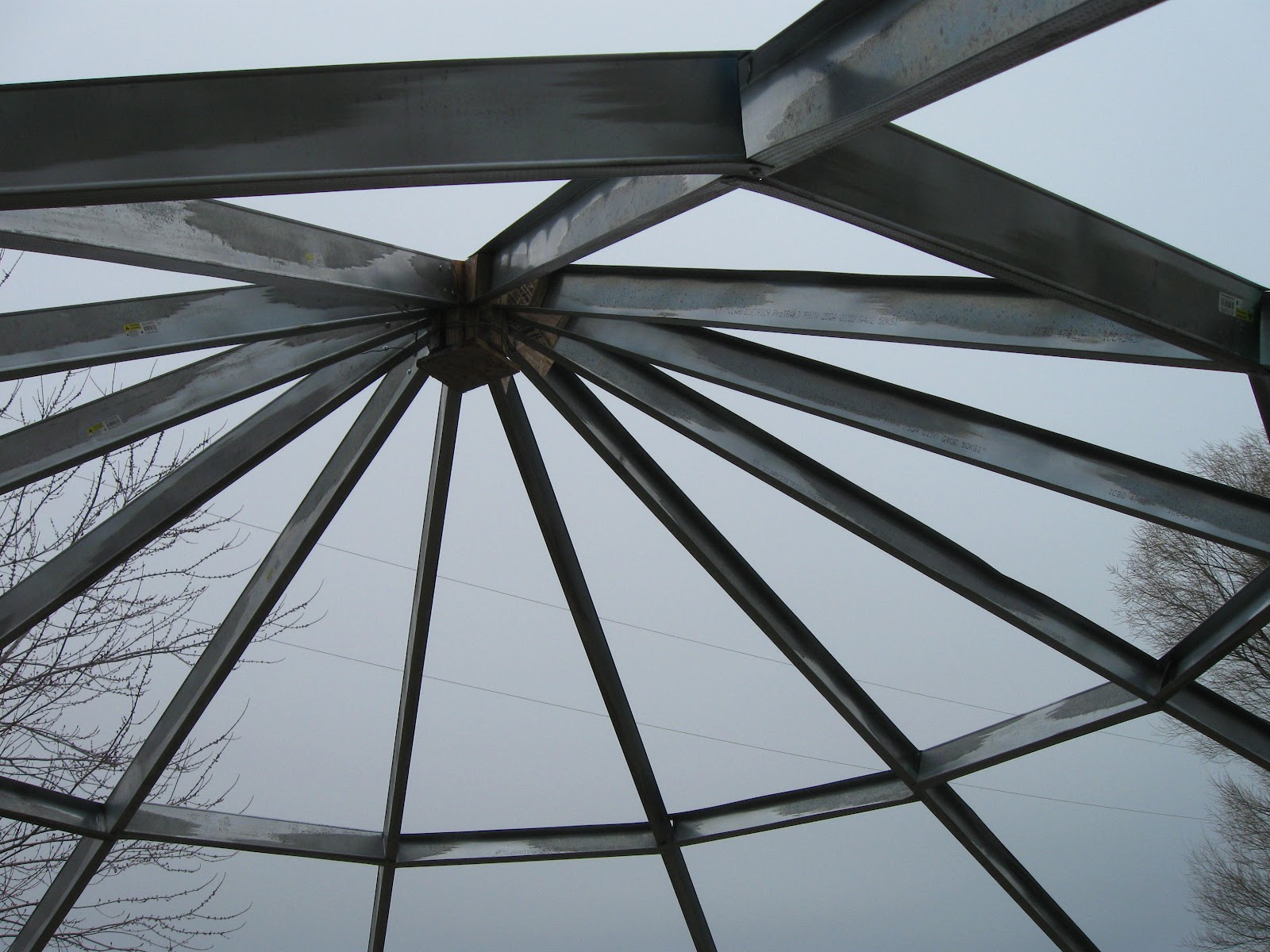 Yurt Builder Three designs steel stud, wood 2x4, 1/2 inch conduit