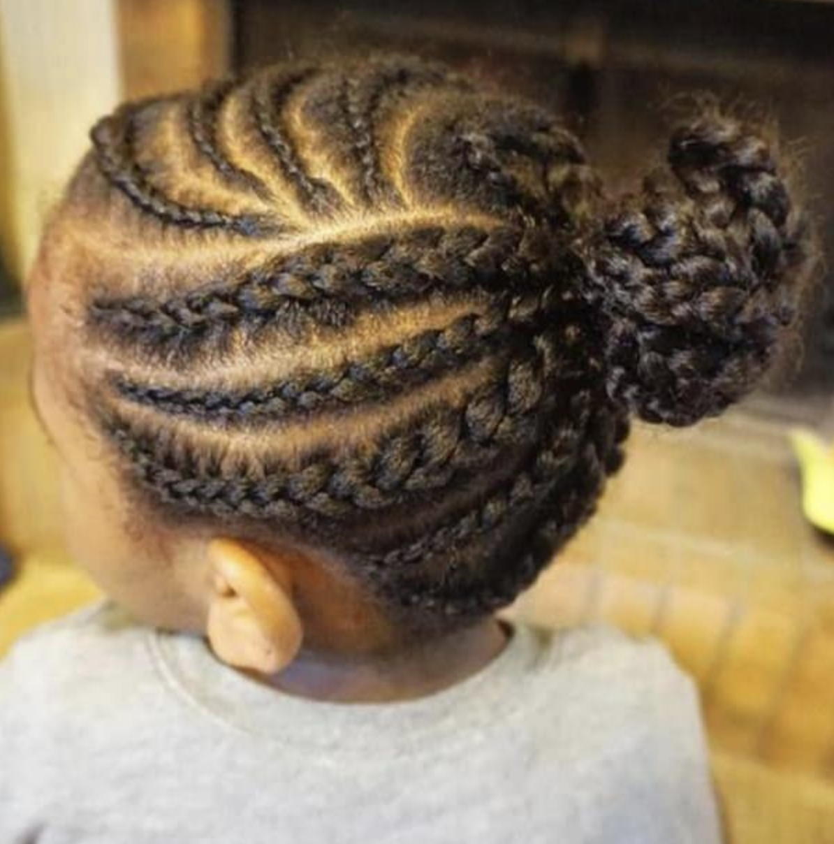 easy braid hairstyle for little girl