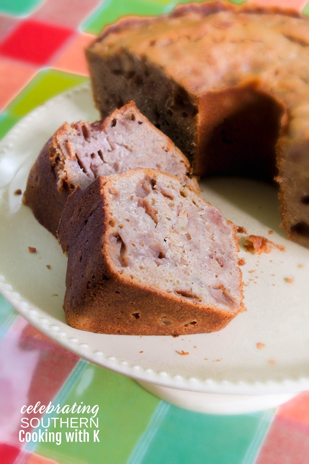 Apple Walnut Cream Cheese Pound Cake