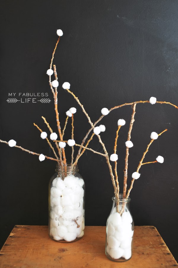 Cotton Ball Snowball Tree Munchkins and Mayhem