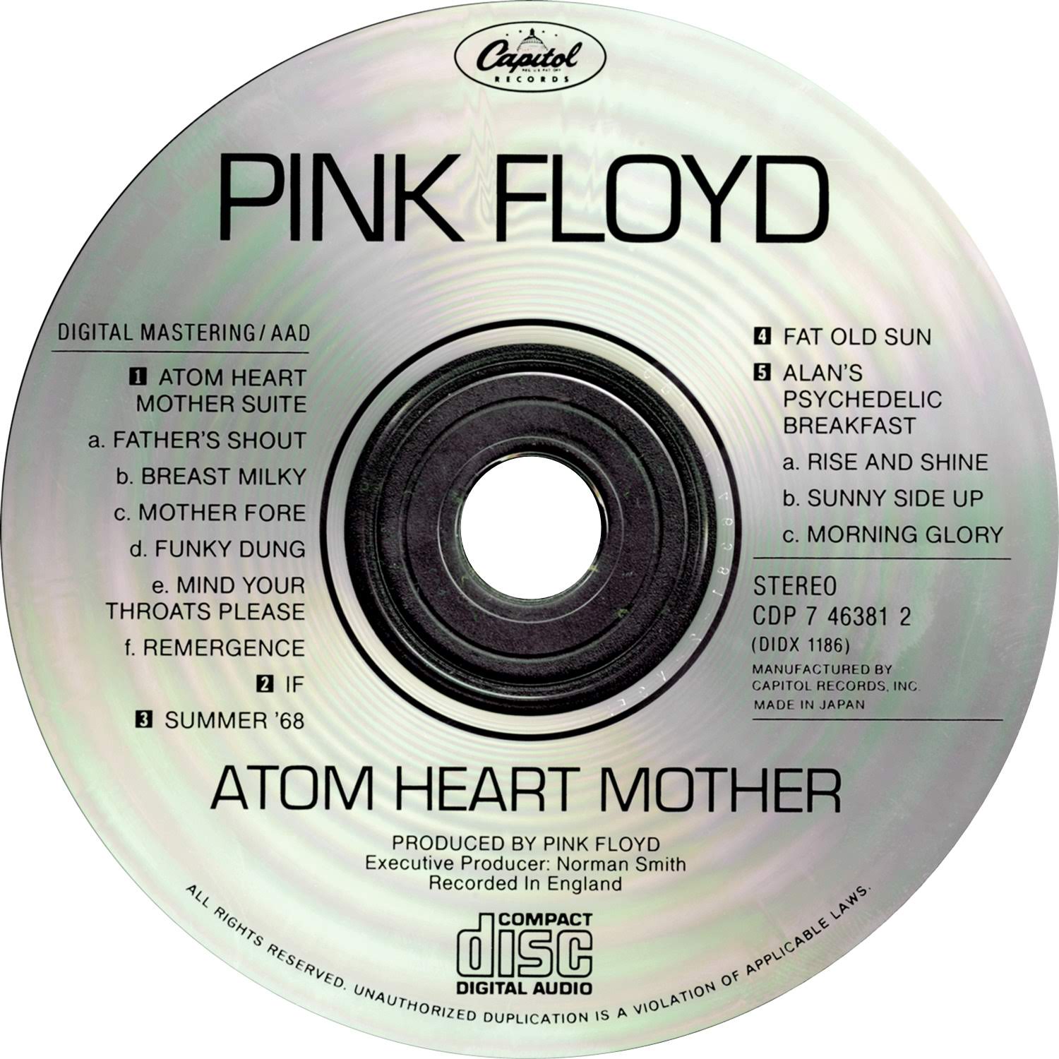 atom heart mother full album
