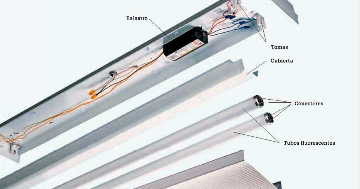 4 pasos para reemplazar un tubo fluorescente Instalaciones Eléctricas
