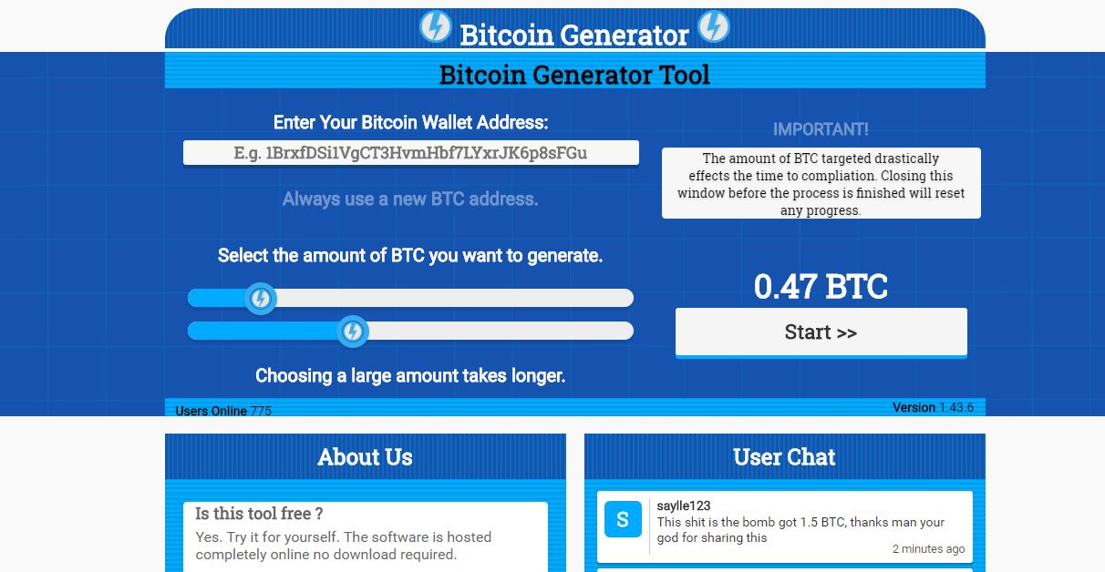 Selling Free Bitcoin Generator Tool Online 2017 Bitcoin Hacker - 