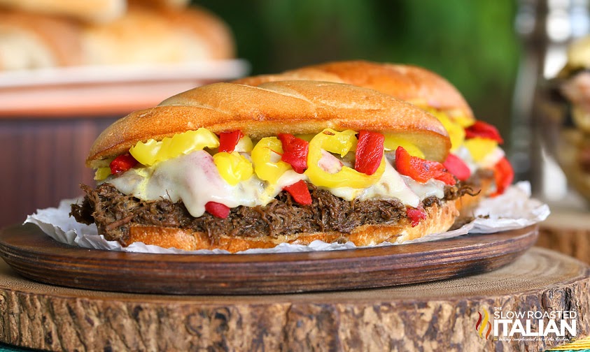 Slow Cooker Italian Beef Sandwiches Slow Cooker Italian Beef Sandwiches