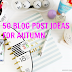 50 blog post ideas for Autumn