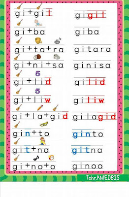 Picture Reading Booklet for Kindergarten