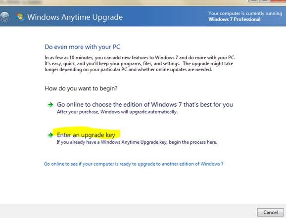 Eng Alessandro Mazzanti Tips Windows 7 Upgrade With Windows Anytime Upgrade Feature