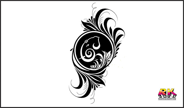  Ganehsa Dev floral logo