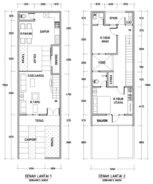   Berikut ini adalah beberapa sedain rumah minimalis 2 lantai, untuk 