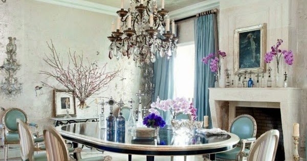 Comedor con chimenea - Colores en Casa